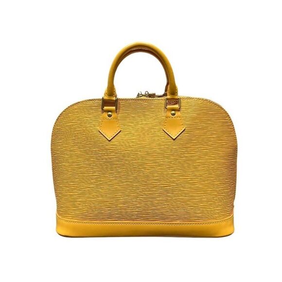 Pre Loved Louis Vuitton Alma Women Yellow Handbags - Picture 2 of 8